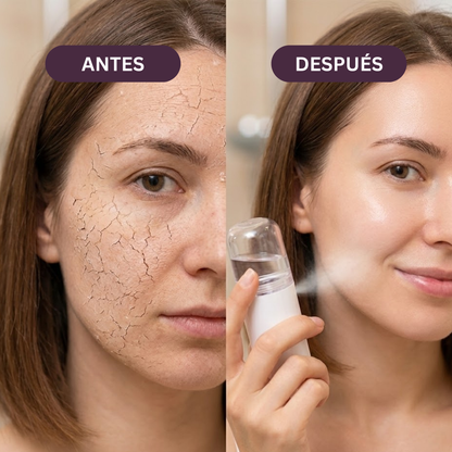 Hidratación facial portátil